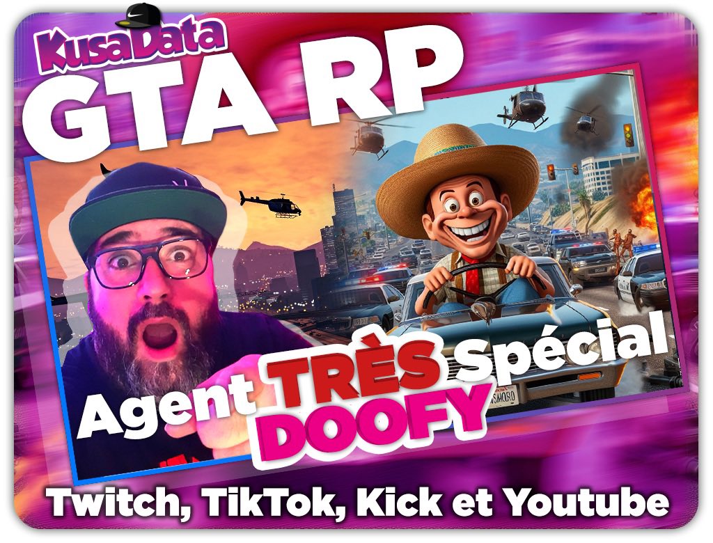 KusaData's tweet photo. Les Goonies,
live surprise vers 20h30 pour  l’episode 4 des aventures de Doofy sur #legendrp .

D’après des sources Doofy va…..

➡️🟣https://t.co/eu1ZjfFUyg
➡️🟢https://t.co/gH2VqLgKPA
➡️🟠https://t.co/qsJgZ0193B
➡️🔴https://t.co/nd5PK266qt

#gtarp #gta #gta5 #GTAOnline #gta6 https://t.co/ipD3FVNq4e
