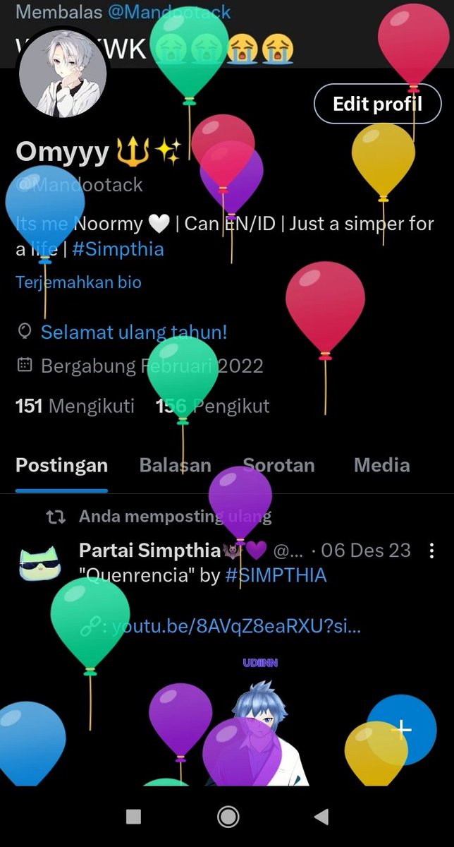 Mandootack's tweet photo. happy 19th yo for ma self  🔱✨
Sorry I haven't heard from you lately, I'm sure you're wondering why I'm back again haha https://t.co/oG1Mz2zK4p