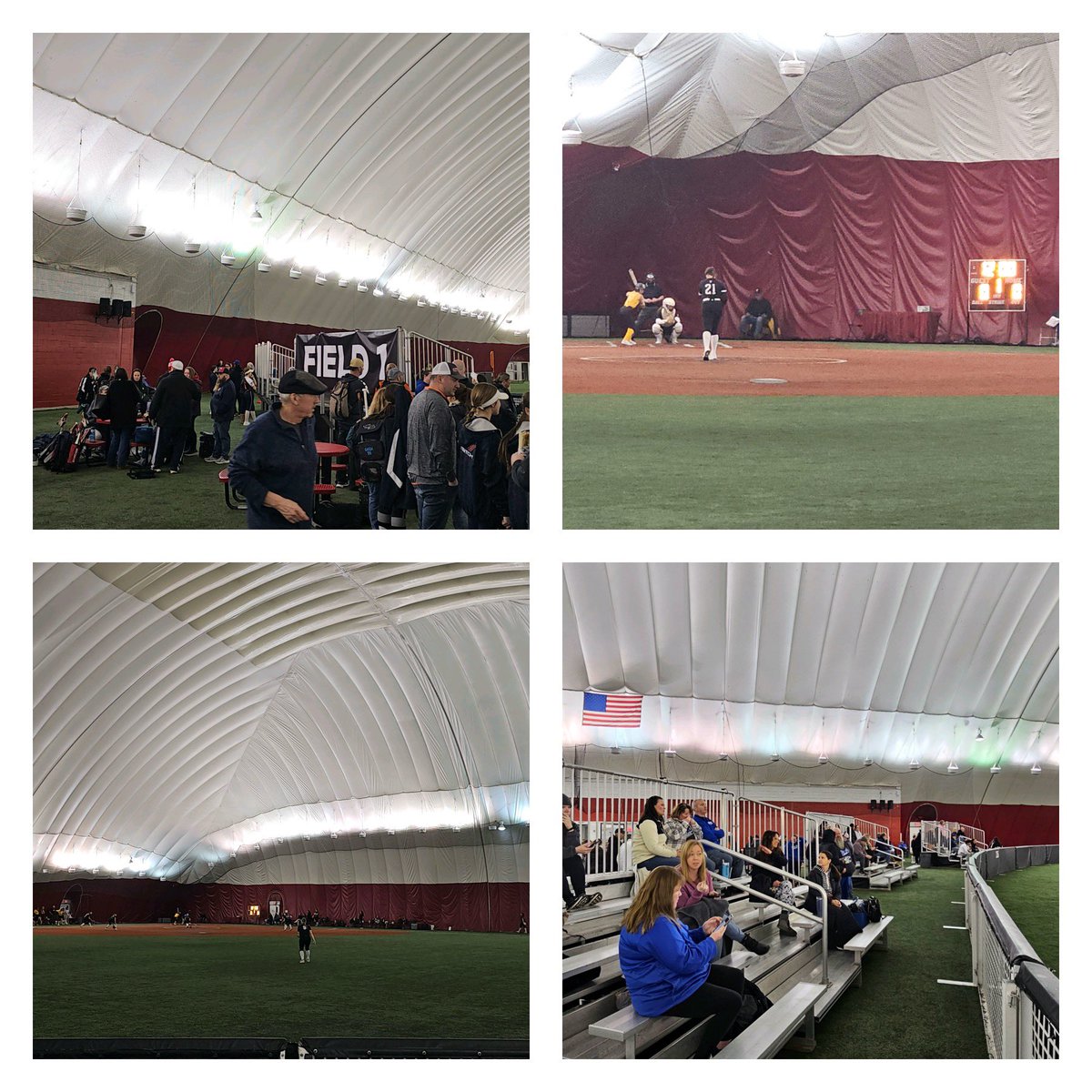 In the HEART of HFL country Chicago, IL!!! Big battles going on in the Rosemont Dome! @thealliancefp Friday night started action in Chicago! Saturday morning Alliance Stars of tomorrow testing! More qualifying games this afternoon! ✅Winter Softball in the Dome #BeTheHeart