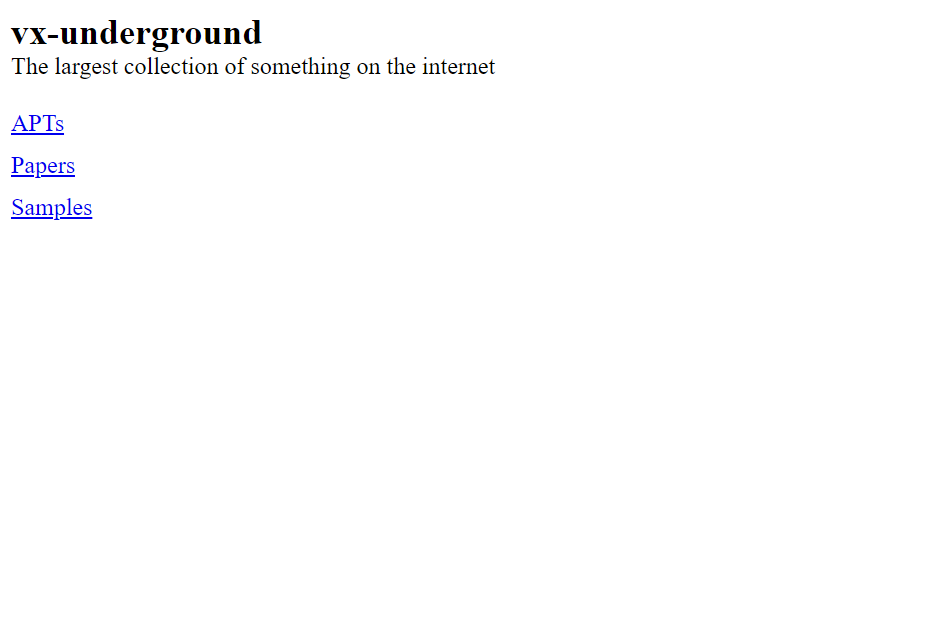 vxunderground's tweet photo. A while back, we had one of our backend devs work on the frontend. This is as far as they got https://t.co/9hAMttRqoa