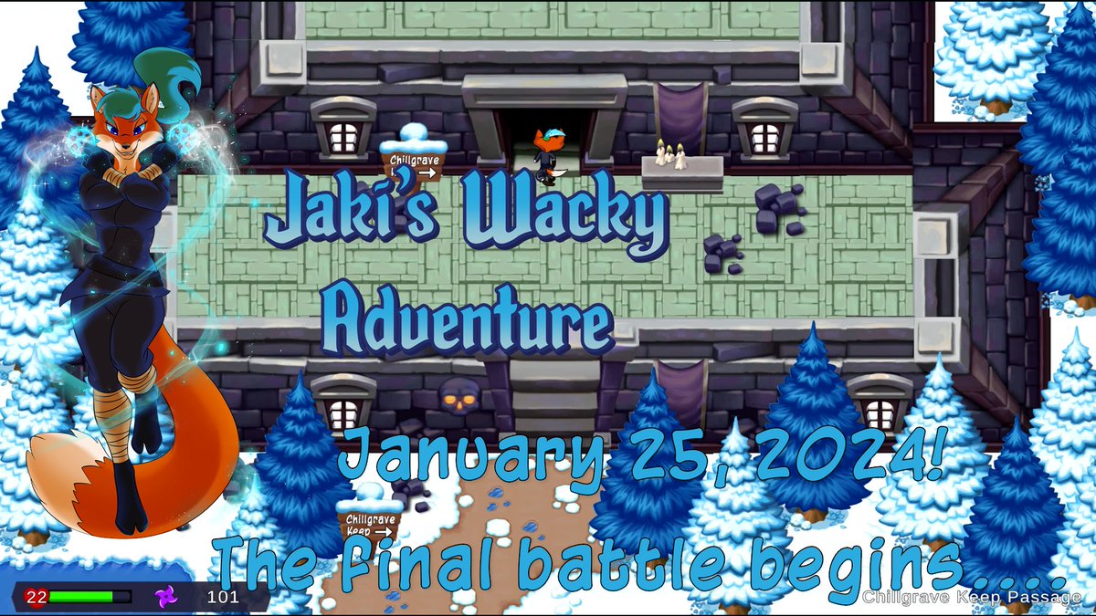 <a href="/CWolfMusic/">Charles Wolf Music | Video Game Composer</a> Tks 4 #screenshotsaturday <a href="/CWolfMusic/">Charles Wolf Music | Video Game Composer</a> 
#JakisWackyAdventure just received launch approval from #Steam for Jan 25!!!!!
Hope to see everyone when the Wolf Moon rises on the 25th!  20% event discount.