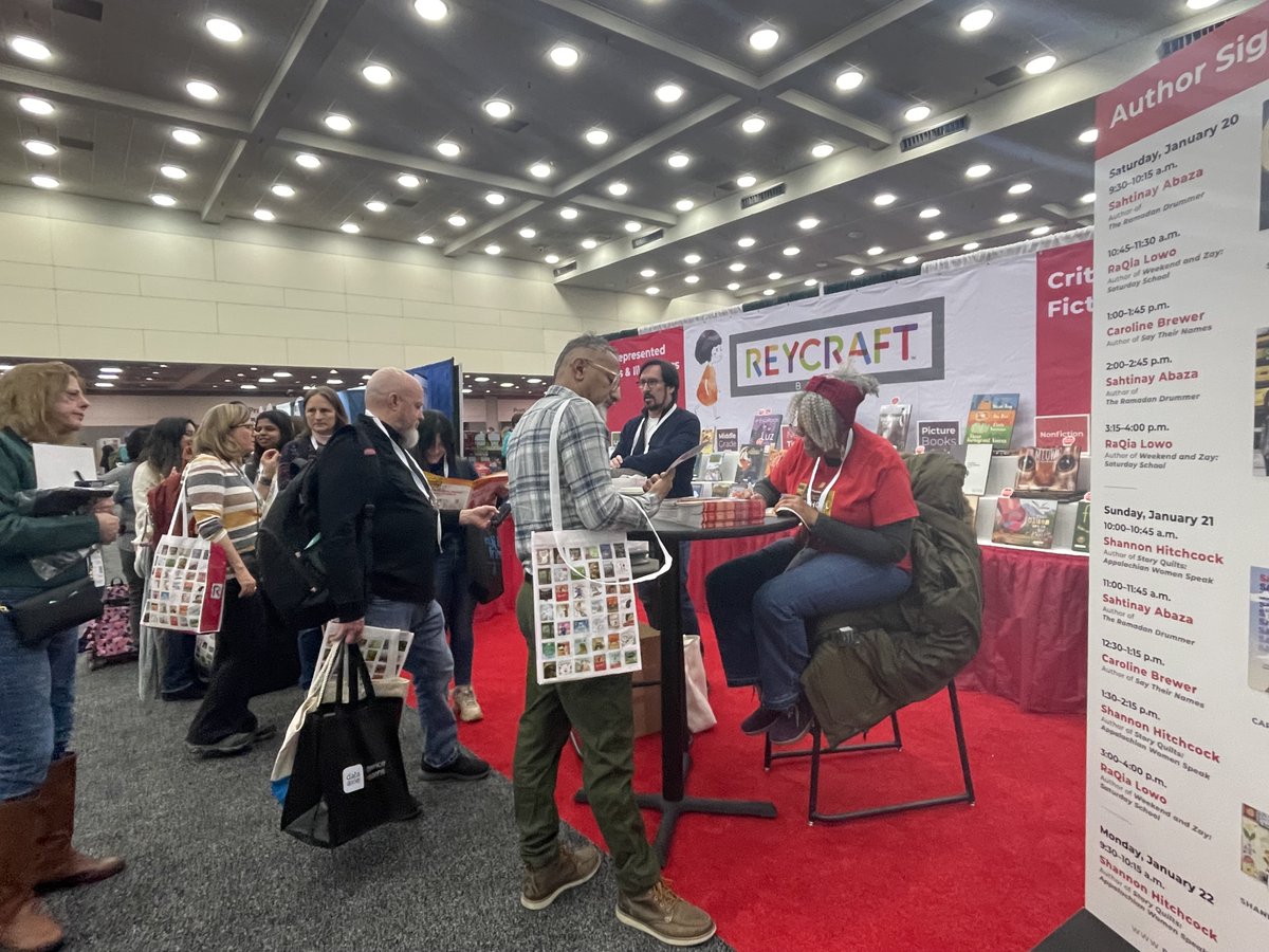 Our authors are in the Reycraft Books booth #1222 throughout today and the next two days! #LibLearnX24