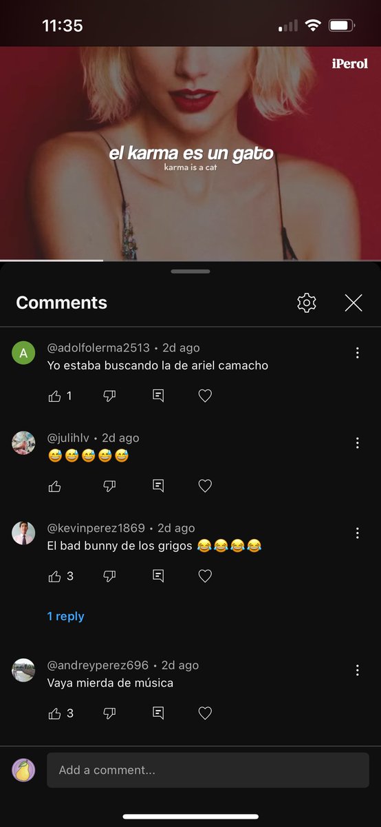 ileoalanis's tweet photo. los comentarios en mi traducción de Karma de Taylor acaban de inaugurar una nueva sección llamada “hombres pretenciosos con olor a meados dándoselas de DIFERENTES por rebajar la carrera de una mujer exitosa por la letra de una de sus 200 canciones” https://t.co/6y5vNU6Eu7