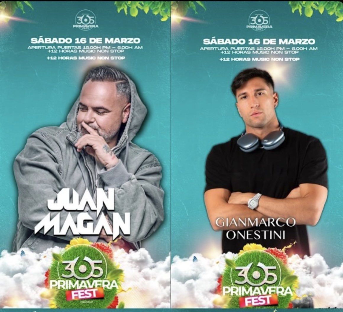 GOnestini's tweet photo. Llenando todas las discotecas y festivales, el 16 de marzo nos vemos en Granada 🎧 #djset #dj #djinternationaltour https://t.co/epToYfKKEf