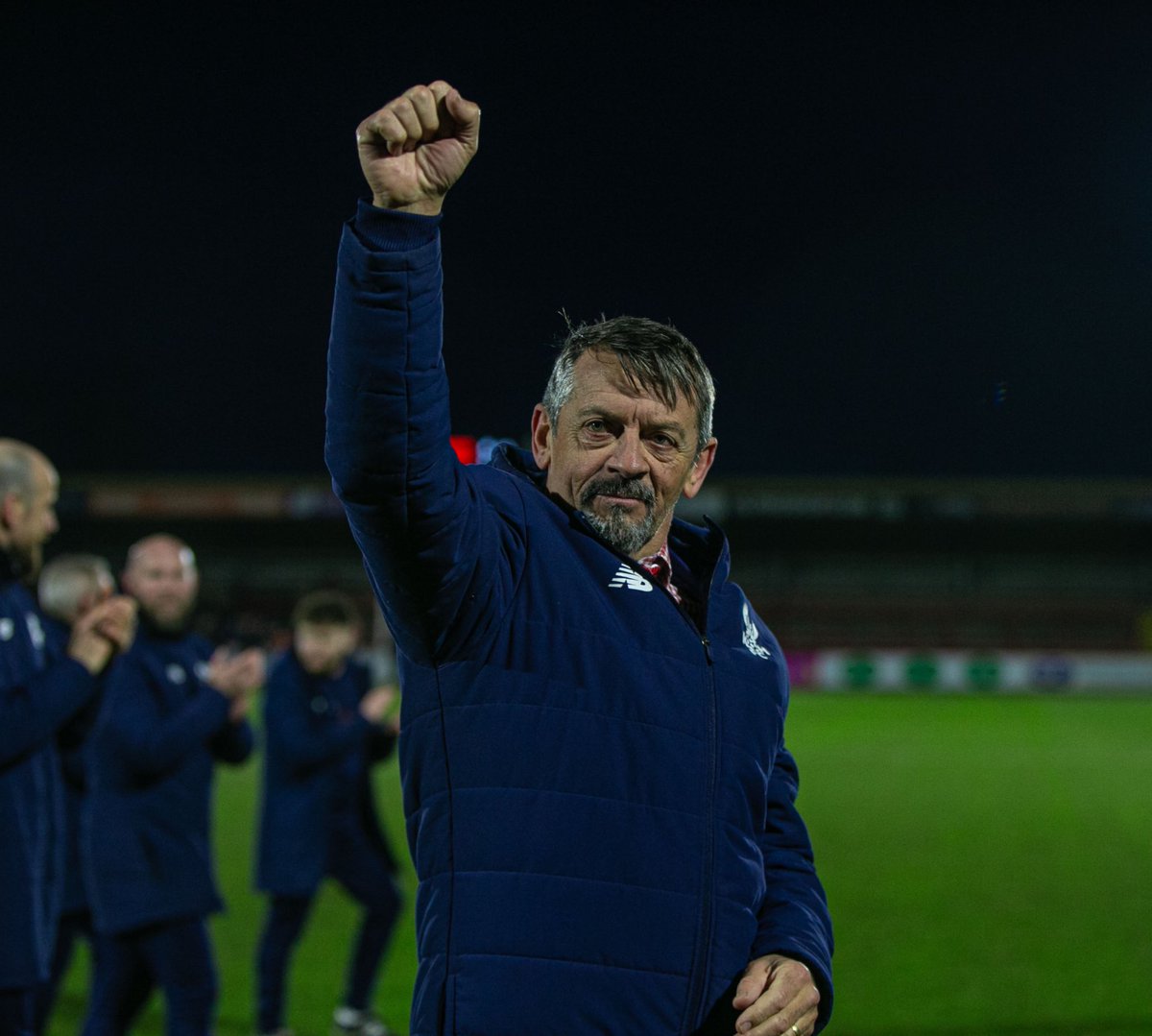 khfcofficial's tweet photo. Phil Brown’s red and white army are in business. ✊💼

#Harriers 🦅 https://t.co/dsYaUb92gT