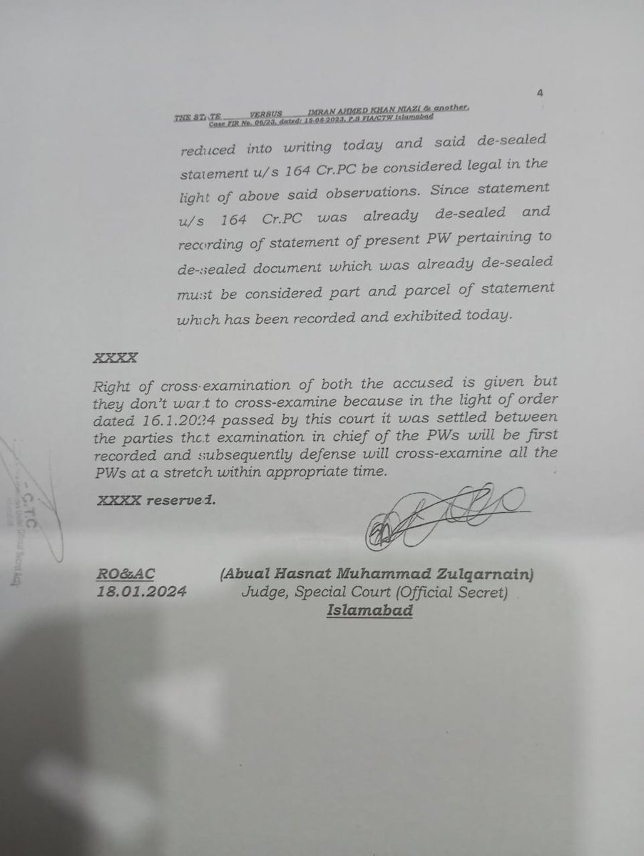 worqas's tweet photo. Azam Khan has considerably toned down his statement against IK in the cypher case, there isn't much left in the case now. Also, it is very interesting that Azam Khan admits that the cypher was stolen from the PM's office. IK said the same in leaked audio (next tweet) https://t.co/mONuE1MAcP