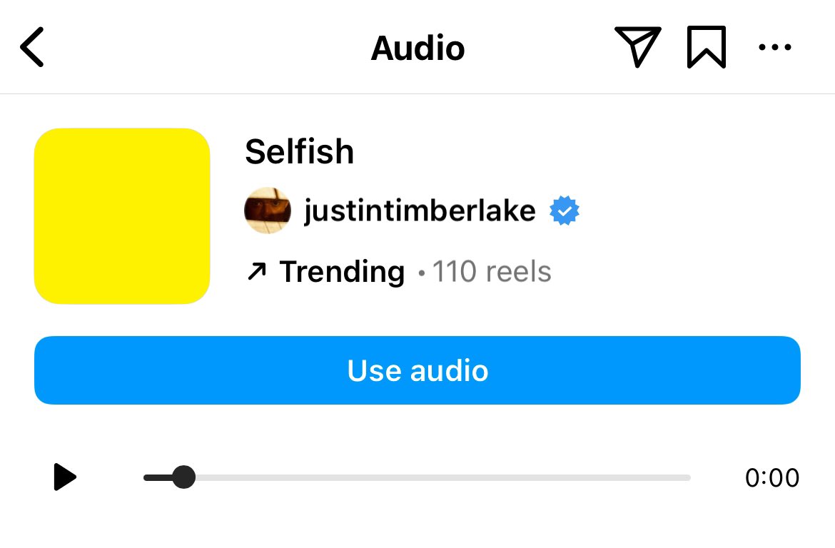 Already trending on IG…love to see it! #JT6ISCOMING #Selfish #EITIW