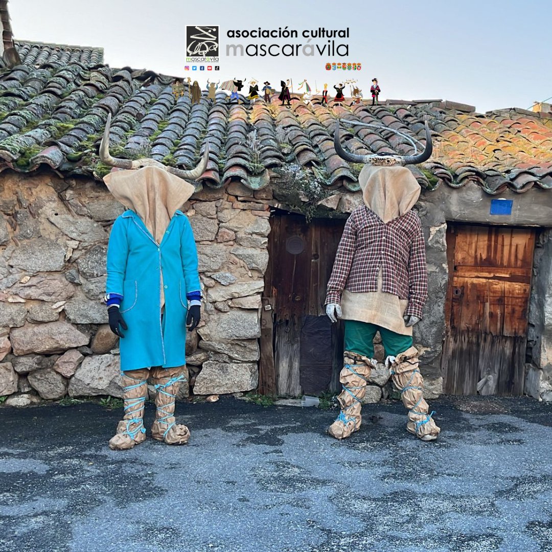 Mascaravila_Of's tweet photo. "Las calles resuenan con el sonido de cencerros: @LAS_TORAS están de vuelta para celebrar San Antón en #ElFresno (Ávila). 🎉 Una tradición que perdura gracias al espíritu y la iniciativa de los vecinos de este municipio. #TradiciónViva #SanAntón #LasToras" https://t.co/d4ur064IKu