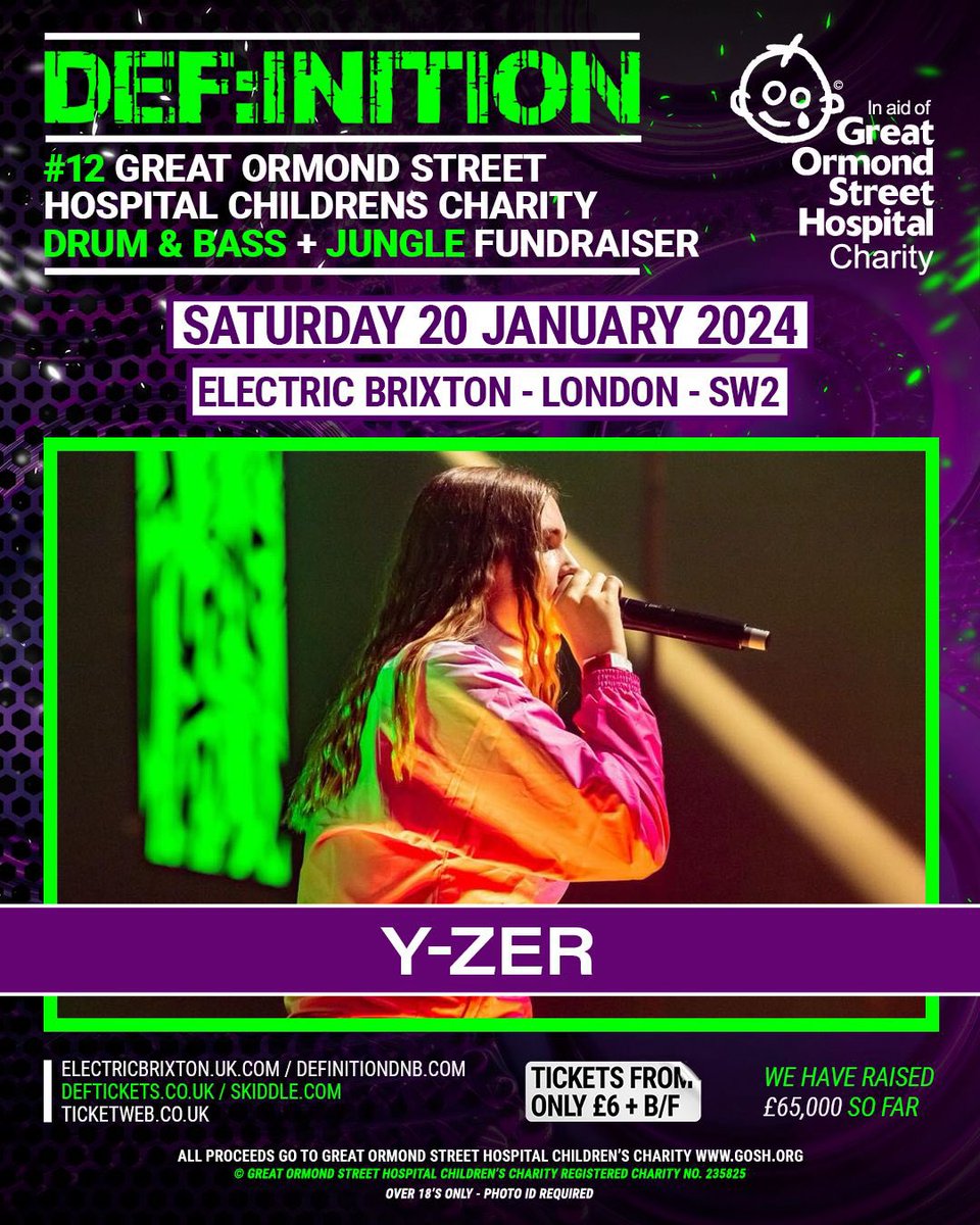 Tonight you can catch me at Electric Brixton alongside Tiny K raising money for an amazing charity. Hope to see lots of you there 🫡