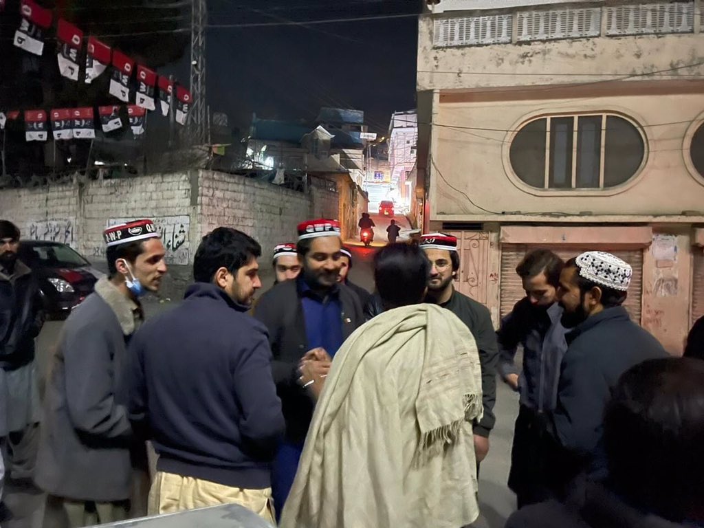 qwpswat's tweet photo. الیکشن 2024
قومی وطن پارٹی نامزد امیدوار برائے حلقہ پی کے 6 ملک عمران خان نے حلقہ پی کے 6 مختلیف علاقاجات کالج کالونی، چیل شگئ اور سیدو شریف میں الیکشن کمپین کے دوران لوگوں سے ملاقات کررہے ہیں
#QWP #QWPIsFuture #Vote4QWP #PK6 #SWAT https://t.co/RtFTizkyIY
