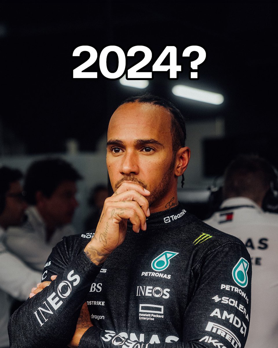 MercedesAMGF1's tweet photo. What's 20+24? 😉 https://t.co/PjxEogQvRG