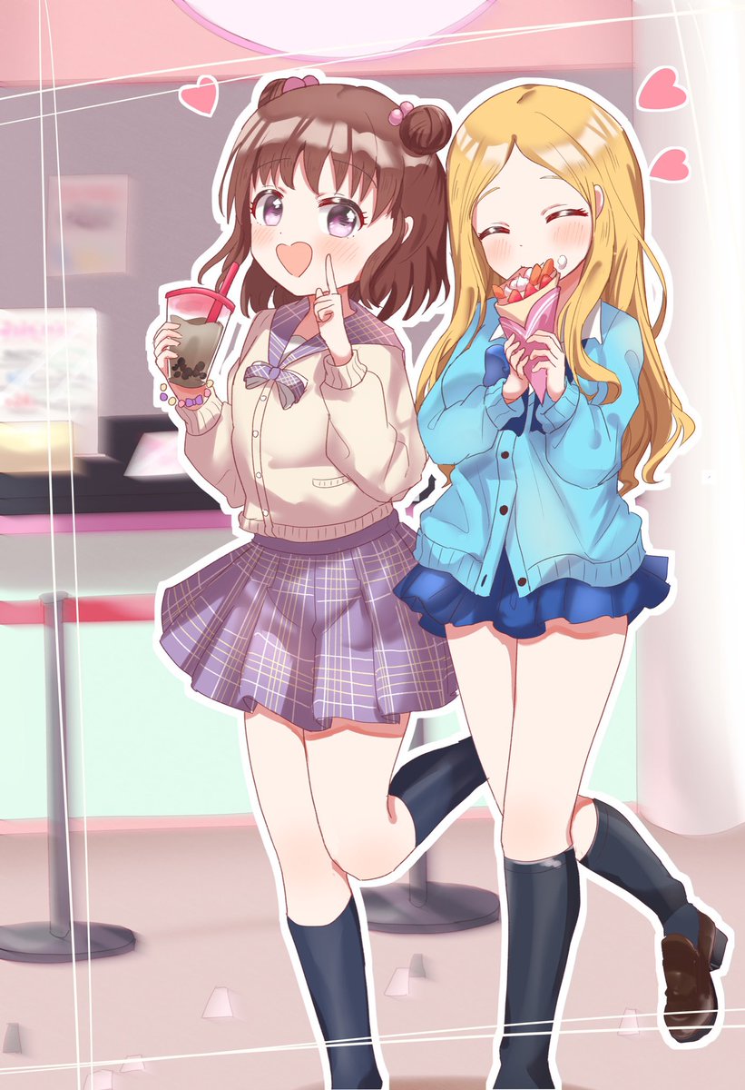 小日向美穂 ,乙倉悠貴 「#太もも好き好きフェスティバル 祭りに参戦します」|わびさび🍒のイラスト