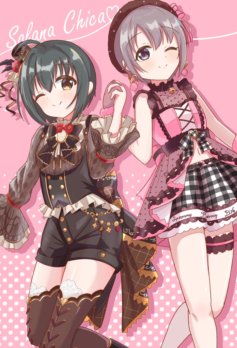 小日向美穂 ,乙倉悠貴 「#太もも好き好きフェスティバル 祭りに参戦します」|わびさび🍒のイラスト