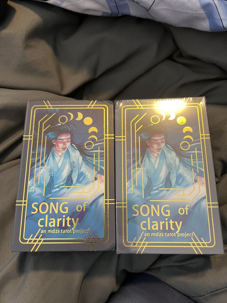 Finally 😭 <a href="/MDZStarot/">⭐ Song of Clarity ⭐ PRE-ORDERS CLOSED</a> They’re beautiful