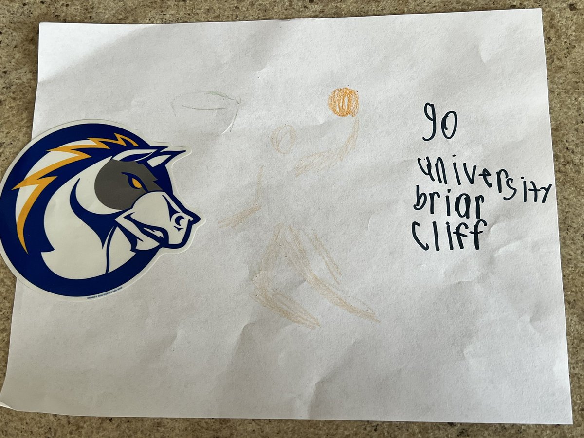 Trent made this for the road game today. Good luck!!! 
GO CHARGERS 🏀💛💙