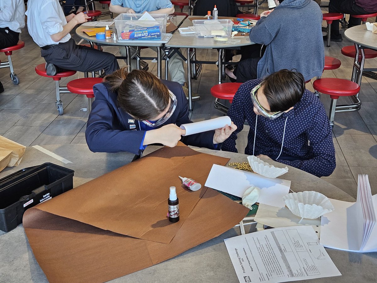 Some of our <a href="/GASD_PA/">Gettysburg Area School District</a> high-school problem solving teams hard at work.