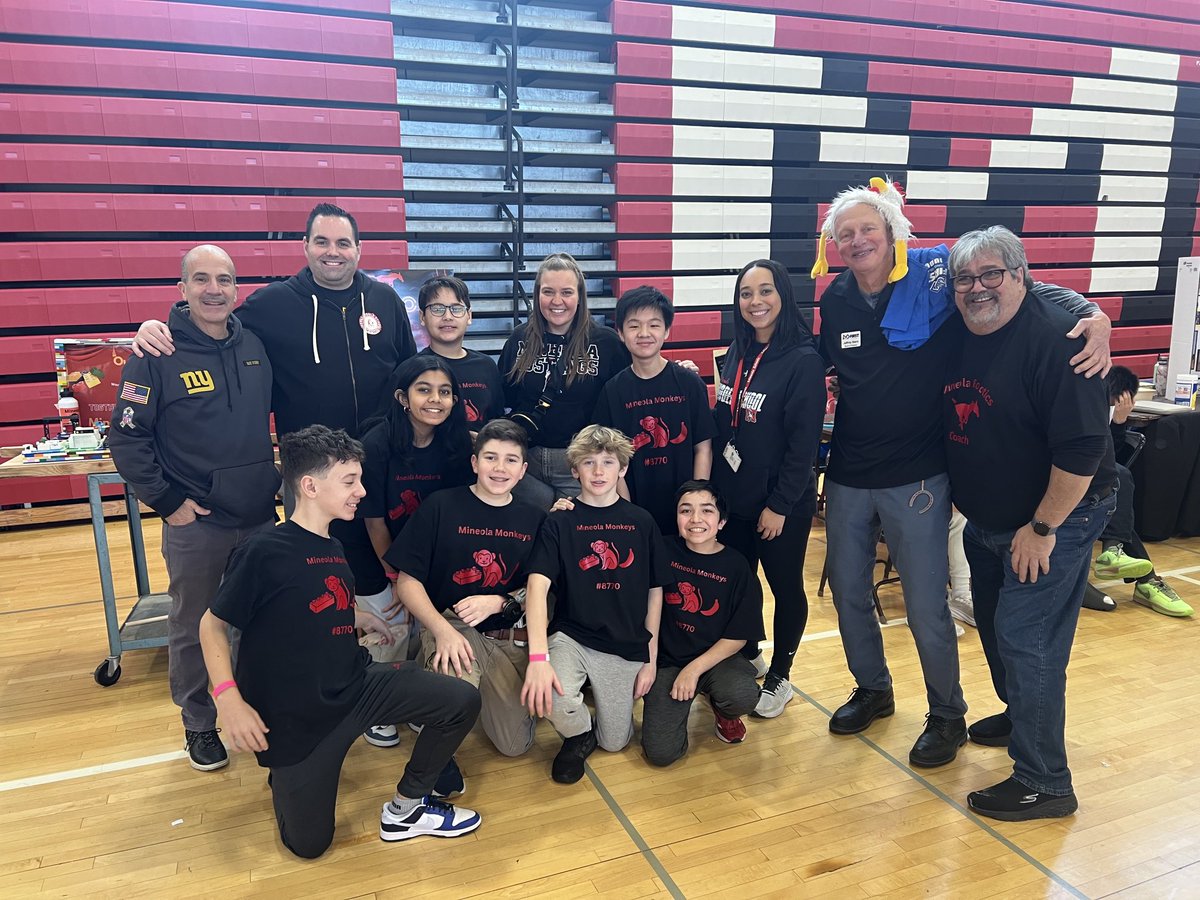 Outstanding morning with the Mineola Middle School FLL team ⁦<a href="/mineolahs/">Mineola High School</a>⁩ ⁦<a href="/MineolaMS/">Mineola Middle School</a>⁩ ⁦<a href="/mineolarobotics/">MHS Robotics Team</a>⁩ ⁦<a href="/MineolaUFSD/">Mineola UFSD</a>⁩ # MineolaProud