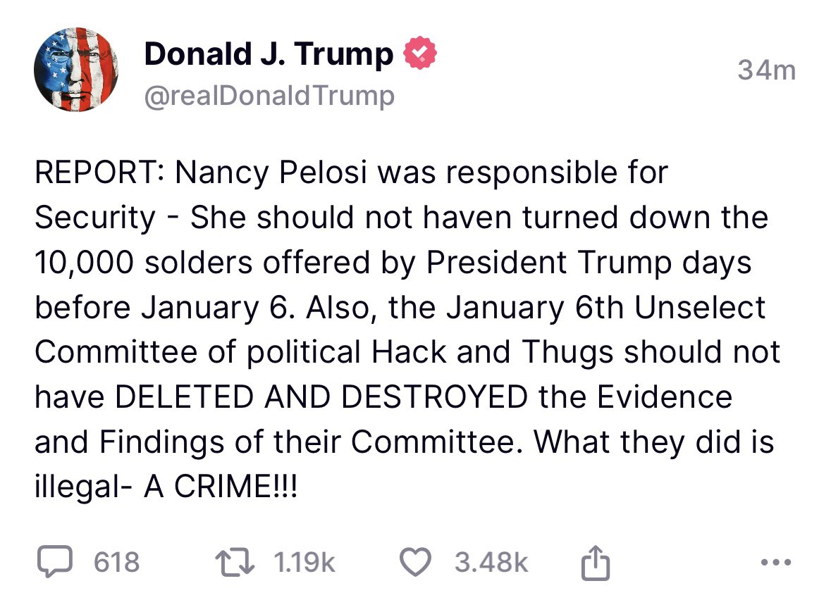 DeSantisWarRoom's tweet photo. Are you sure Nikki Haley wasn’t in charge of security, @realDonaldTrump? https://t.co/d5lYlPne72