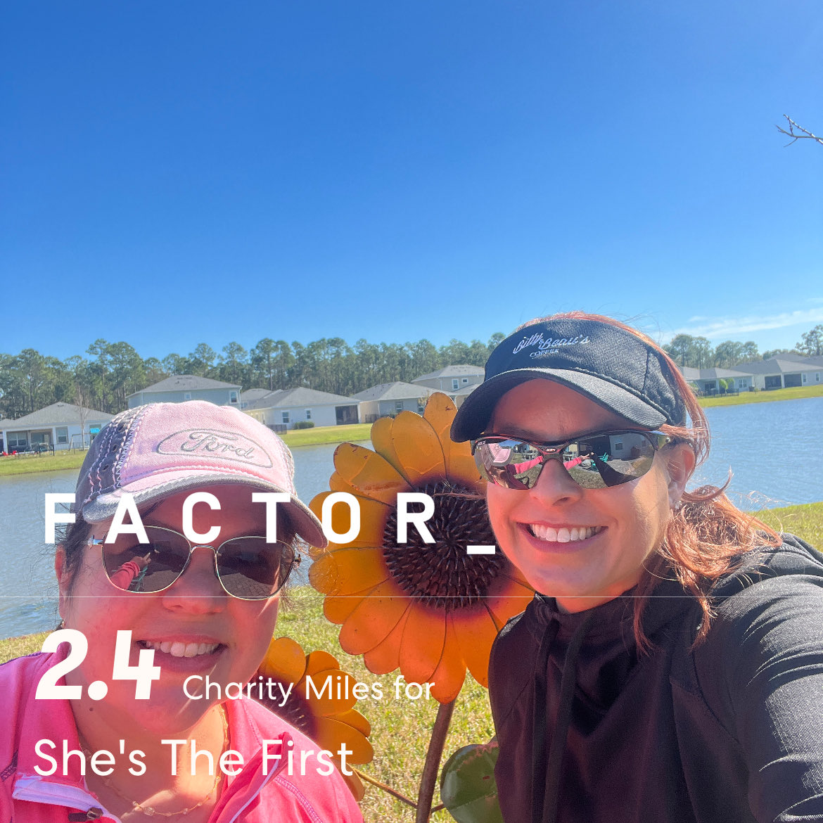 2.4 ⁦<a href="/CharityMiles/">Charity Miles</a>⁩ for ⁦<a href="/shesthefirst/">She's the First</a>⁩ ☀️🌻❤️