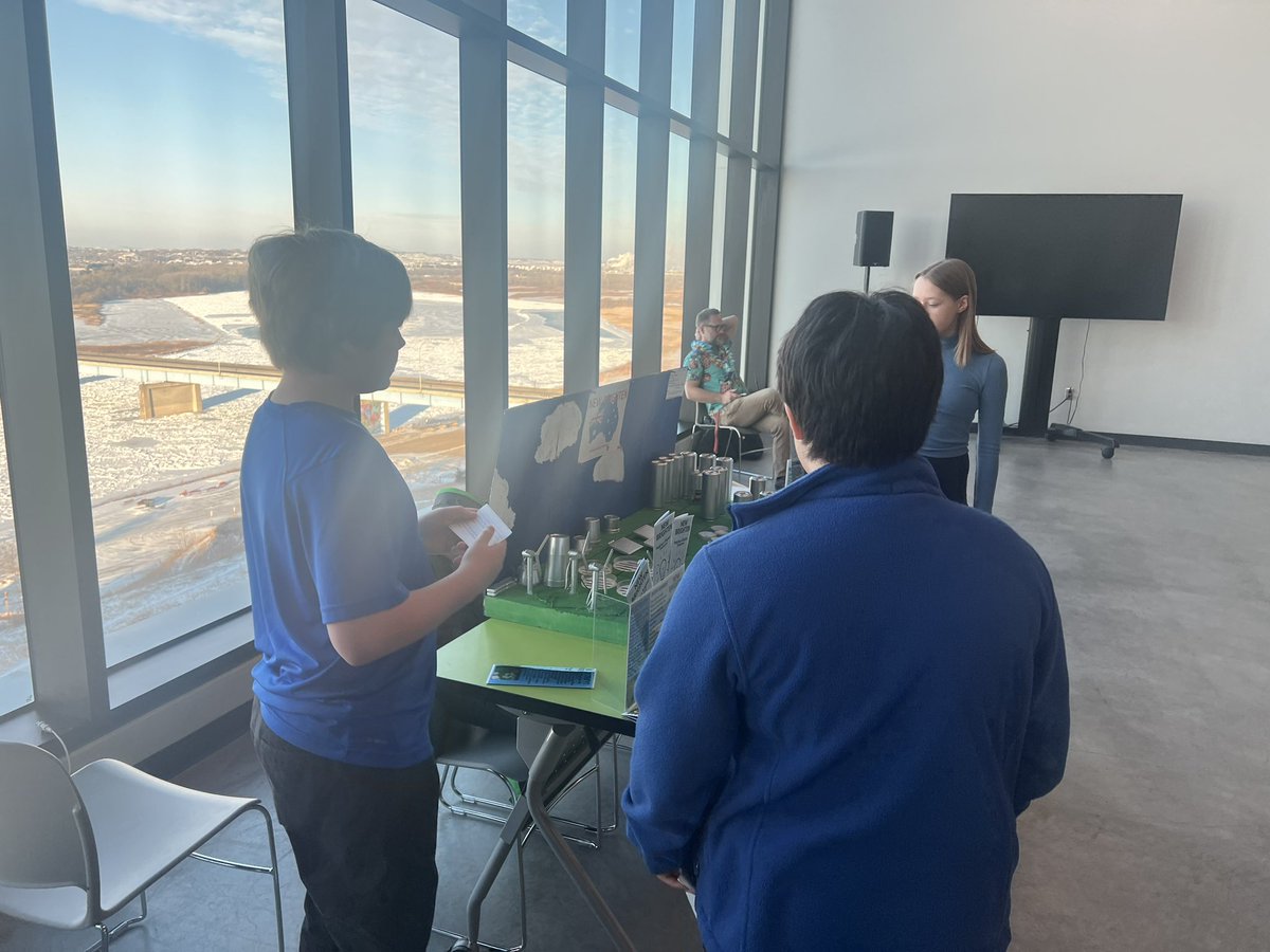 JonSailer's tweet photo. Schroeder Eagles team competing at the regional Future City competition in Bismarck, ND. @schroederms_gf https://t.co/lloqRImMvA
