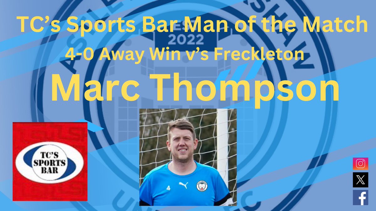 ABFC2022's tweet photo. Todays TCβs Bar MoM was @MThompson180391
A superb display in midfield by Thommo with his usual never give up attitude.
#tcsbar #commitment #Influencer https://t.co/hJ1FJJmmkF