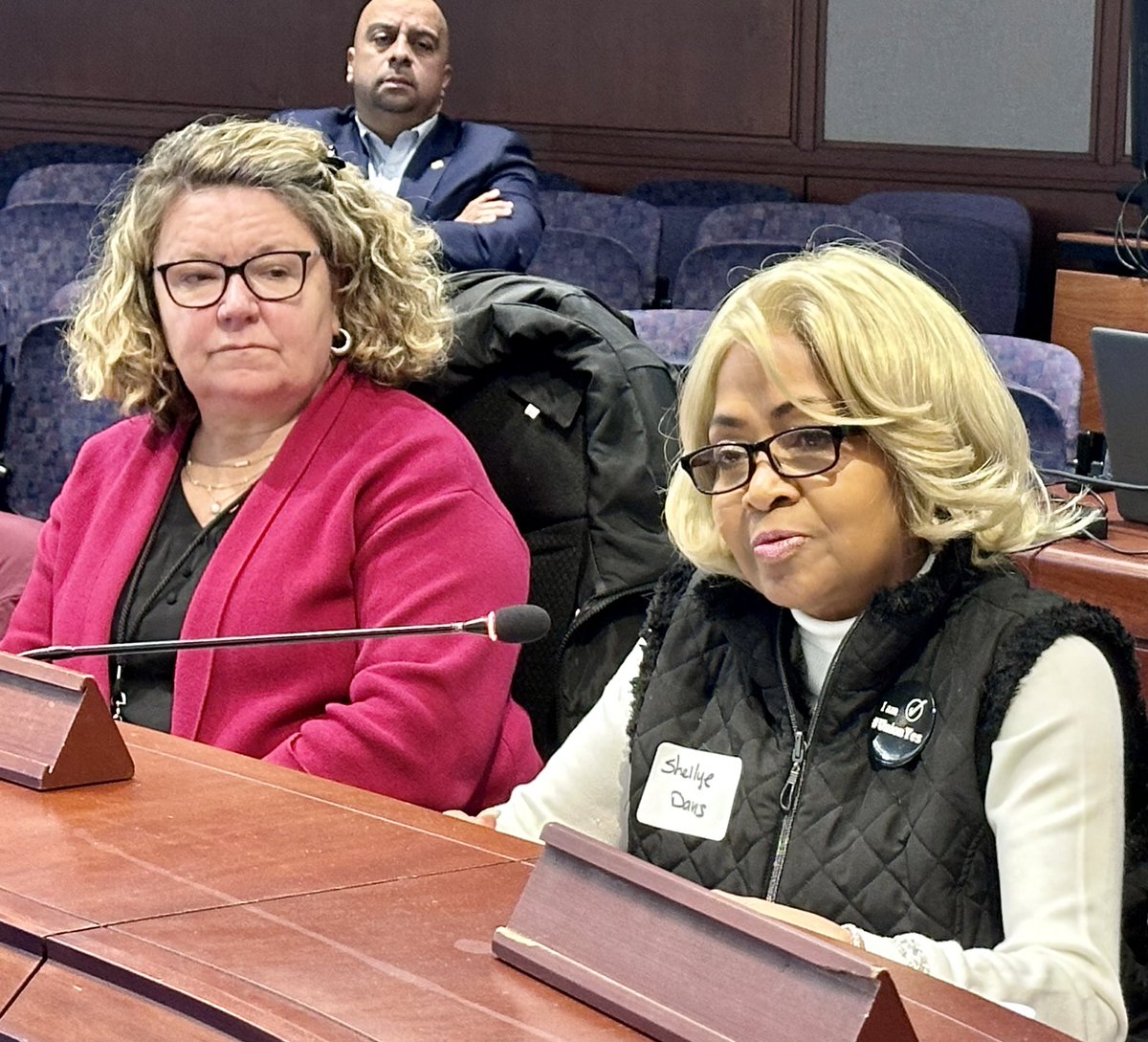 Laying out plan to raise #paraprofessionals' standards #AFTCT VP for PSRPs @ShellyeDavis says 'need to increase voices at #CTGeneralAssembly for '24; writing, testifying & lobbying to #RaiseTheWage, boost healthcare & #RetirementSecurity.' #FundOurFuture @AFTUnion @PSRP_AFT