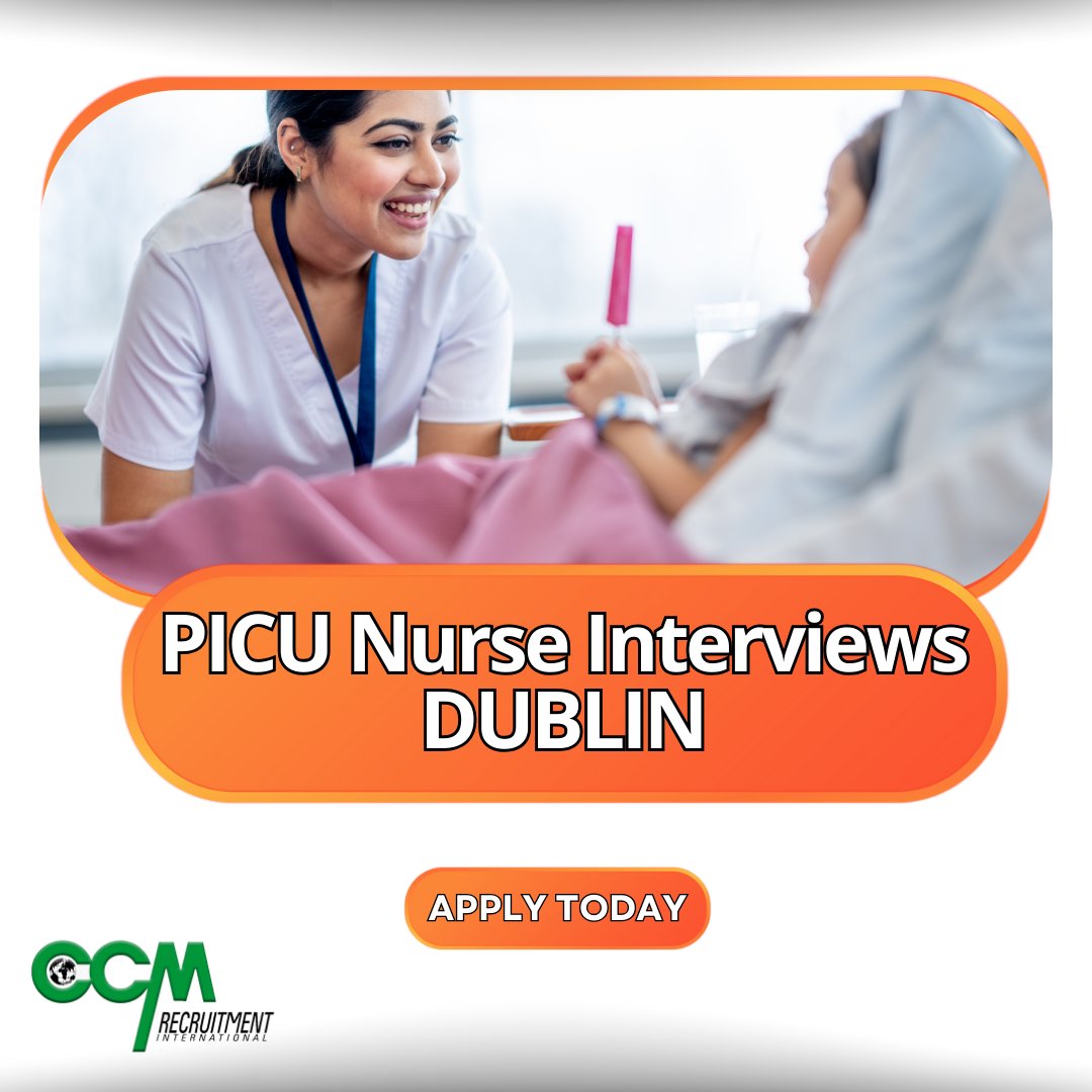#PICU NURSES WORK IN IRELAND!We've fantastic opportunities for skilled nurses with experience in caring for #paediatric patients within PICU.Our client is a large specialist centre in Dublin.Interviews will be held in second half of January 2024! Apply at bit.ly/3S6hNWe