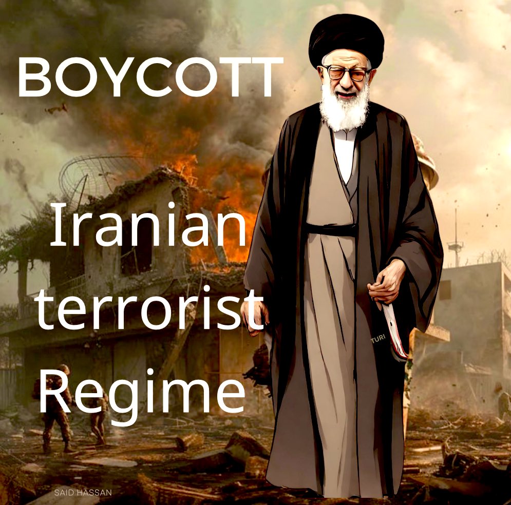 SufianSamarrai's tweet photo. @DrLoupis @elonmusk 🛑#BoycottIran https://t.co/1wVJgDLSMT