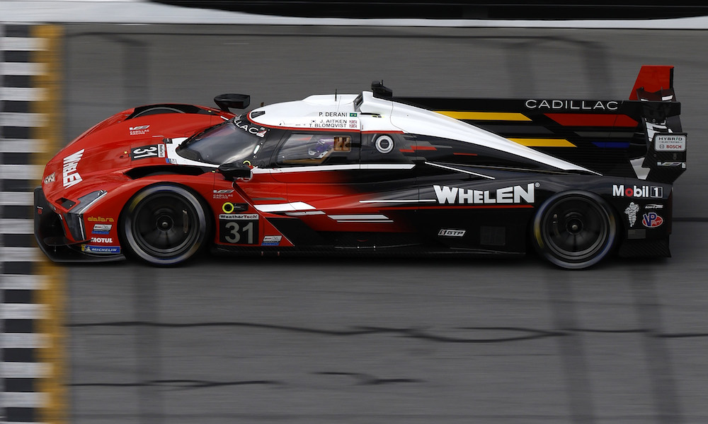 🌪️ SATURDAY ACTION: @PipoDerani kept @AX_Racing atop the timesheets for the second consecutive Roar Before the @Rolex24Hours session as Saturday running kicked off. ➡️ sportscar365.com/imsa/iwsc/dera… #IMSA #Roar24 #Rolex24