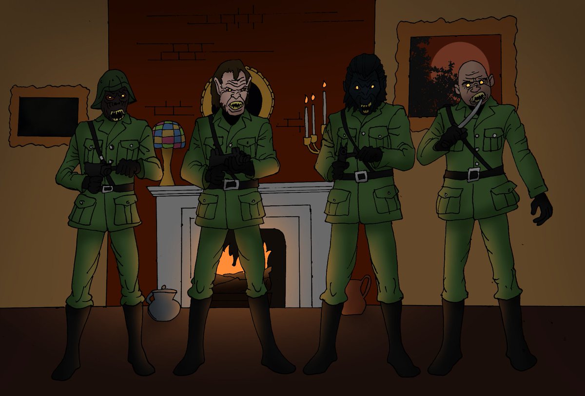 Those wolf soldiers from An American Werewolf in London. (Special thanks to @sp_2233 for their help with this)