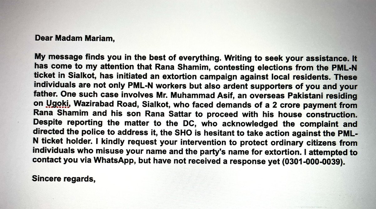 AdamsSon1975's tweet photo. @MaryamNSharif Subject: Request 4 Assistance,Dear Madam,
Hope my message finds u well. Writing to formally seek ur assistance regarding a matter of importance. Attached herewith is a draft message outlining d details of d issue. I kindly request you to thoroughly review it &amp; respond at ur E.C. https://t.co/N0vy7f9ro3
