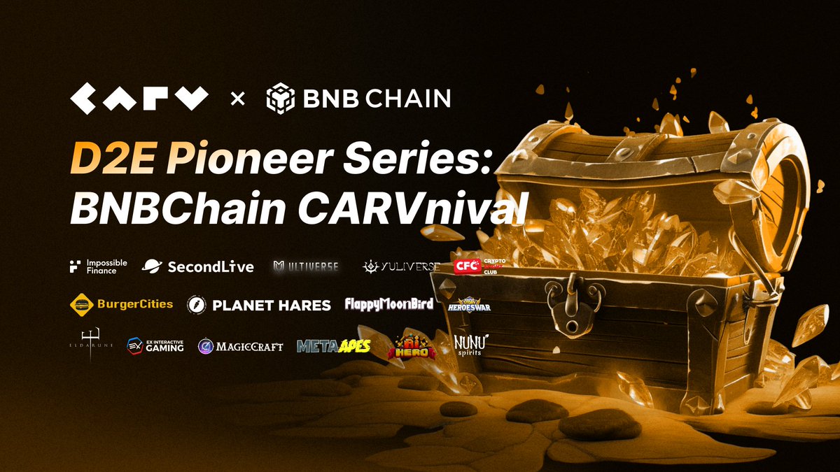 carv_official's tweet photo. 🚀CARV #D2E Pioneer Series #BNBChain #CARVnival

✨15+ #DataToEarn Events with top projects on @BNBCHAIN
🤑$3500 USDT #D2E rewards for ALL participants to share
❤️Worth of $2000 #NFT + #tokens + #Airdrop #Giveaways

🙆‍♀️https://t.co/7J1rC8GU6Q

Aggregate & monetize your identity NOW!