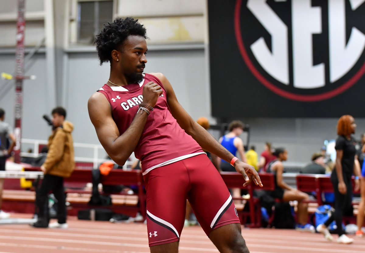Runner-up finish and top collegian finisher in the men's long jump for Channing Ferguson with a distance of 7.31m

#onecockymind #cockyandconfident