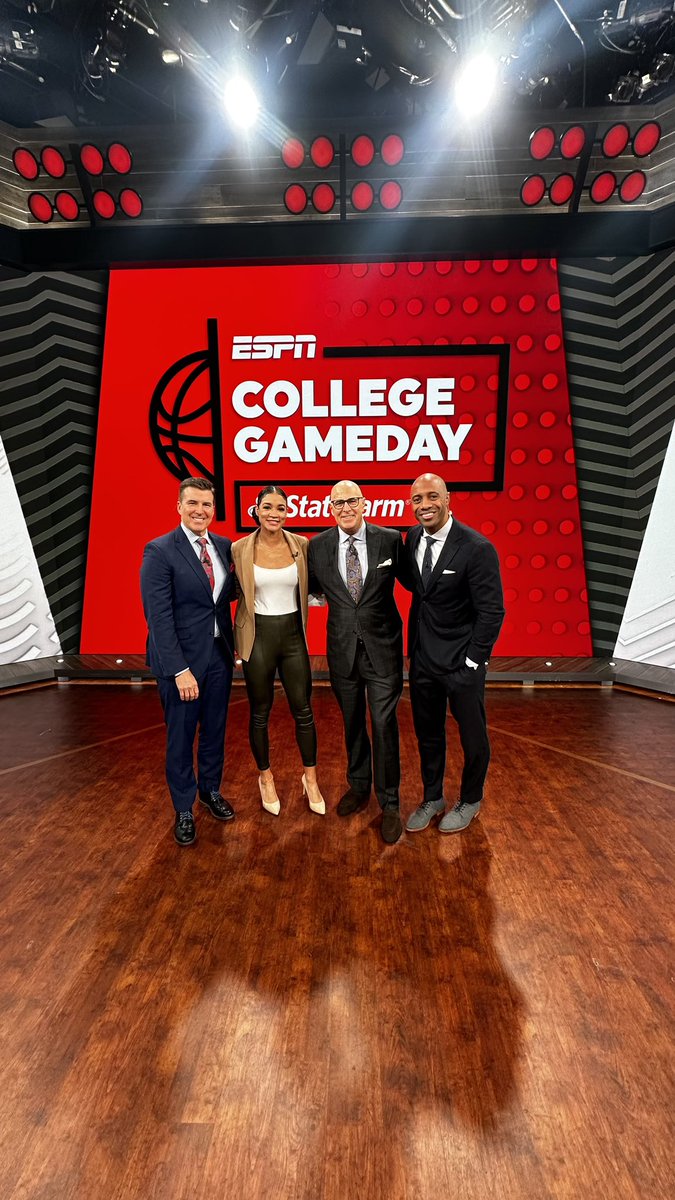 Fun @CollegeGameDay with this crew.