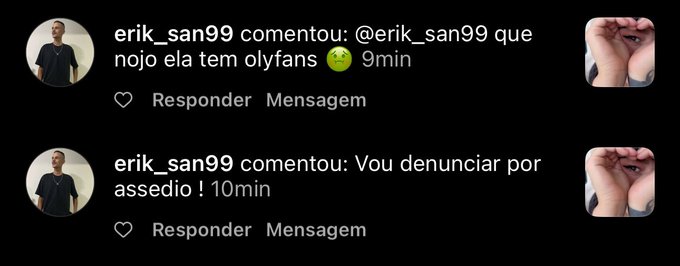 N&atilde;o aguento mais esse tipo de coment&aacute;rio, eu s&oacute; poderia ser fofa na internet se eu n&atilde;o tivesse onlyfans