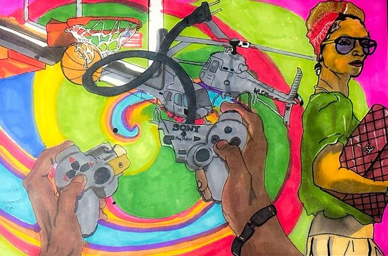 TEMPORARY HYPE

12' x 18' 

#sony #popart #playstation #popsurrealism #commercialart #artgallery #chanel #models #supermodel #streetstyle #chanelbag #chanelwonderland #fashion #womensfashion #videogames #helicopter #basketball #basketballart #tiedye #spiral #contemporarypopart