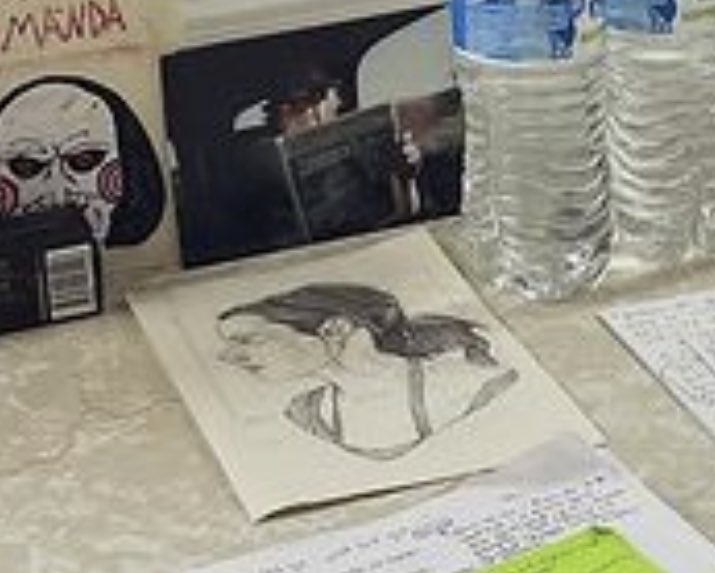 lorrainesfiles's tweet photo. the saw 3 Amanda drawing we all cried ourselves https://t.co/5P24NoqOBM
