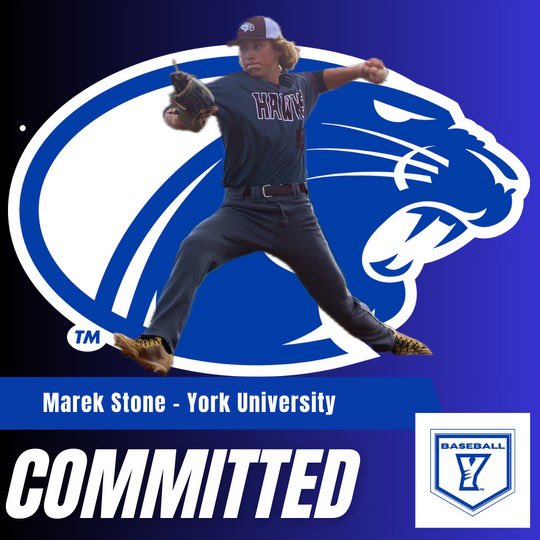 I am extremely honored and blessed to announce my commit York University. I would like to thank my family, teammates, and coaches who have helped me along the way! Go panthers! @HorizonHawks36 <a href="/YUPanthersBSB/">York University Baseball</a>