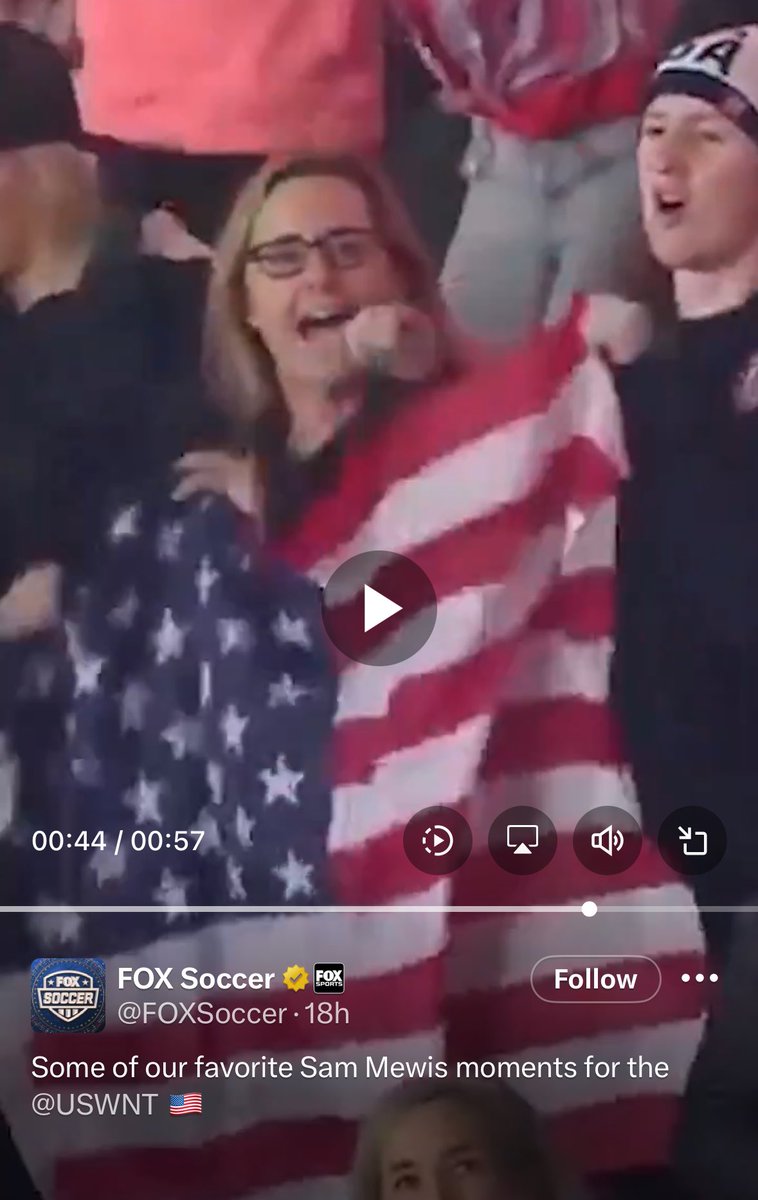 scsiggy's tweet photo. I’m so honored to make it in Sam Mewis’ favorite moment reel! We will miss @sammymewy ! https://t.co/zBeGBmO6YM