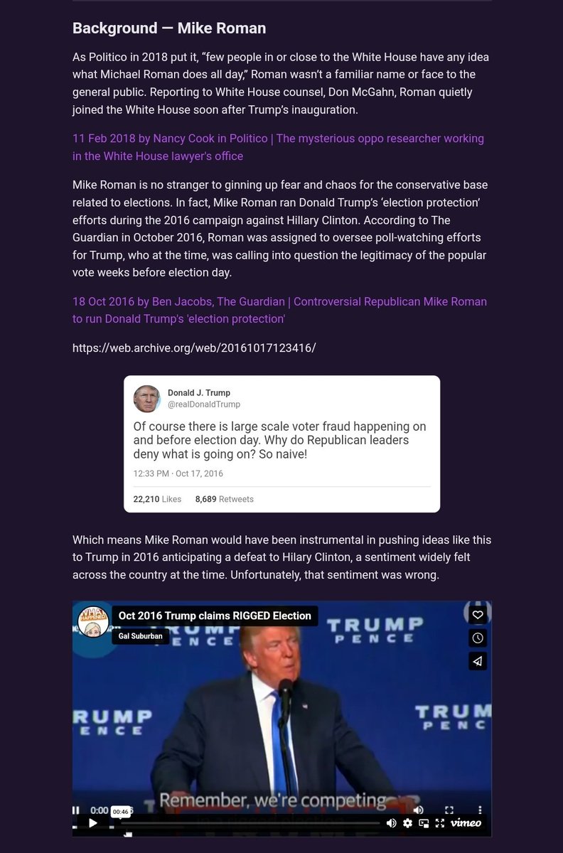 5GW_HotTakes's tweet photo. Mike Roman #J6Files
Read: The little-known Trump campaign operative delivered false electors to the Capitol
DEC 22, 2022
https://t.co/mcg1EO8ZPw
@trcfwtt @clayberg @RanceWilla @lolo13251797 We tried to tell you. https://t.co/d3al0ULrxd