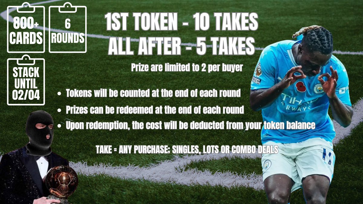 infinitecards00's tweet photo. #InfiniteStacks 2024 is HERE. 

We start at 7pm EST. I can't wait to run this sale for you all.

PRIZE BOARD IS BACK. 👀🔥 

Please read the rules carefully and feel free to DM me with any questions. 

I will choose 3 ppl who retweet this for $10 credit. 

See you tonight 🫵🐐 https://t.co/uebppqjuvg