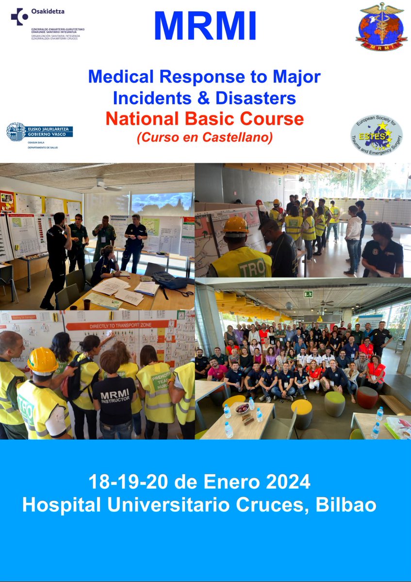 cbrug76's tweet photo. Hoy acabamos el primer curso nacional MRMI en el Hospital de Cruces en Bilbao. Gran experiencia, estudiantes fantásticos y instructores increíbles. Enhorabuena a todos! @HospitaldeInca @StcuaeC @sobacir @ibsalut https://t.co/jtqGdKHoln