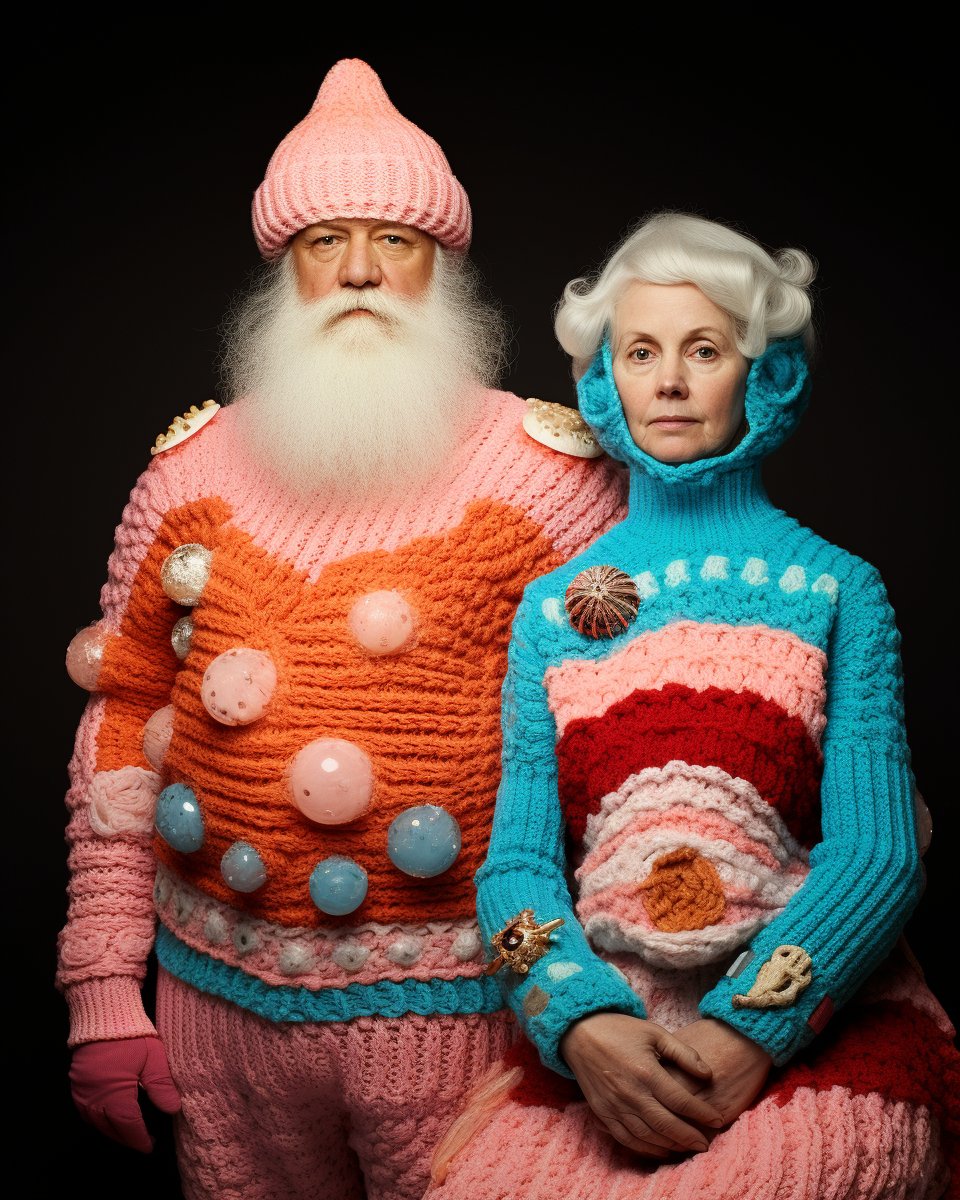 arvizu_art's tweet photo. Knitted People...🧶
#aiportrait #midjouney #digitalart https://t.co/CojYA18GfY