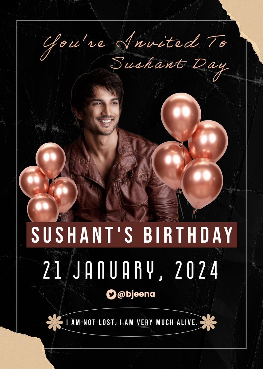 You are not One in A million 
But One in A Billion
Happy Birthday <a href="/itsSSR/">Sushant Singh Rajput</a> 🎂✨️
Let's Roar For Our SSR
Let us trend number 1 today!!

Sushant Day ❤️🌷
#JusticeForSushantSinghRajput