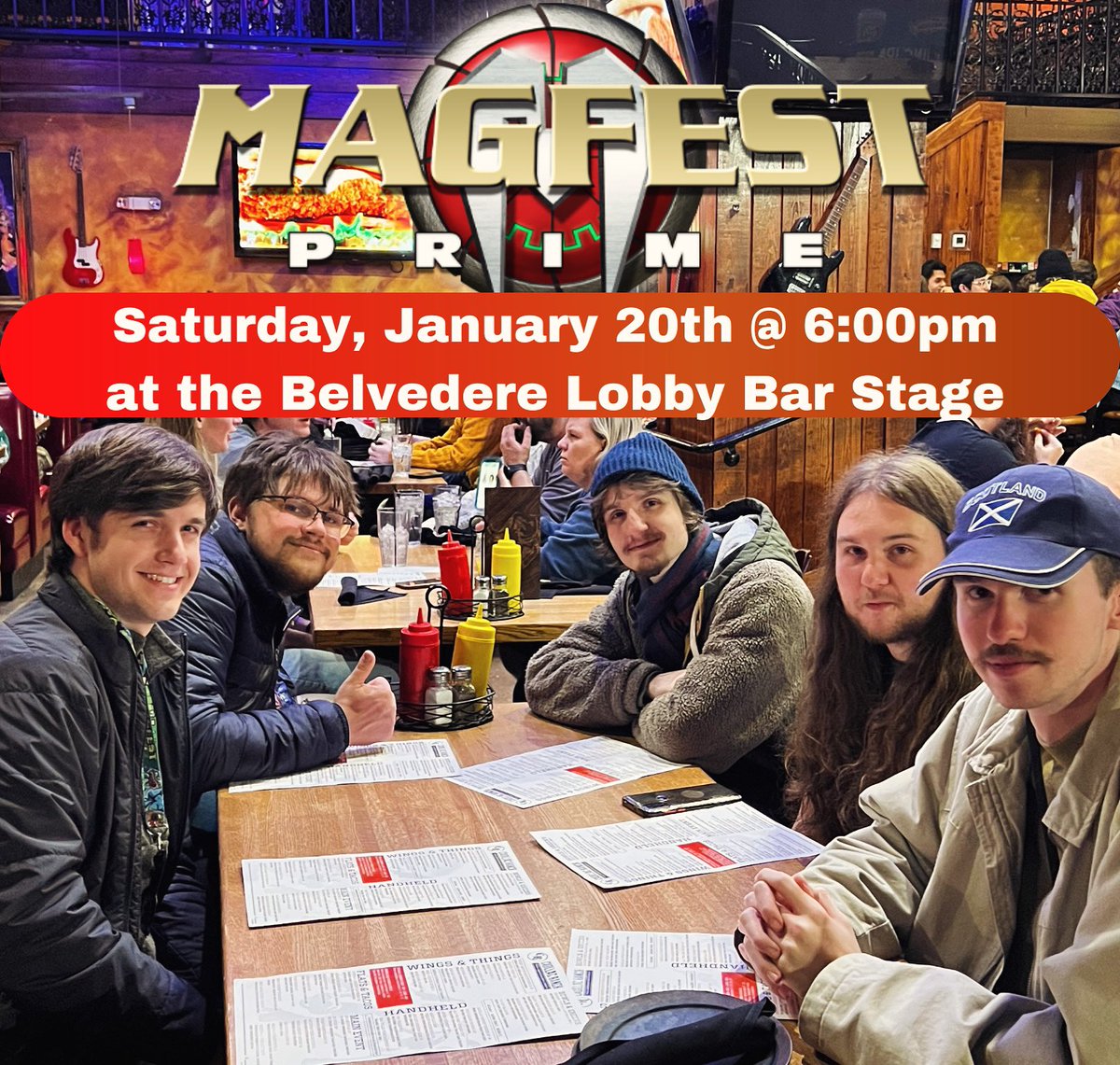 Tonight at 6:30 we are playing on the Belvedere Lobby Bar stage at MagFest 2024! We hope to see you there! More details about MagFest coming soon! #typ #magfest #pokemon #nintendo #zelda #videogamemusic #highping #metroid