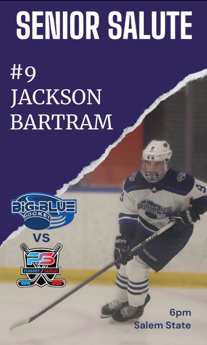 bigbluehockey_'s tweet photo. 🚨GAME DAY 🚨
Big Blue right back at it as they face off against Peabody/Saugus in a NEC league showdown. We kick off our Senior Salute with senior forward Jackson Bartram leading the way #LetsGoBlue
@SportsBigBlue @SwampStudent 
@jackson_bartram https://t.co/OG3BnzzfLz