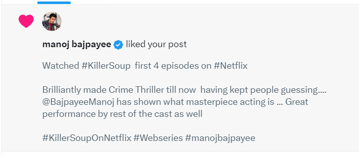 PriyamReviews's tweet photo. Really made my day☺️☺️.. Thank you sir https://t.co/JJIInrHMDX
