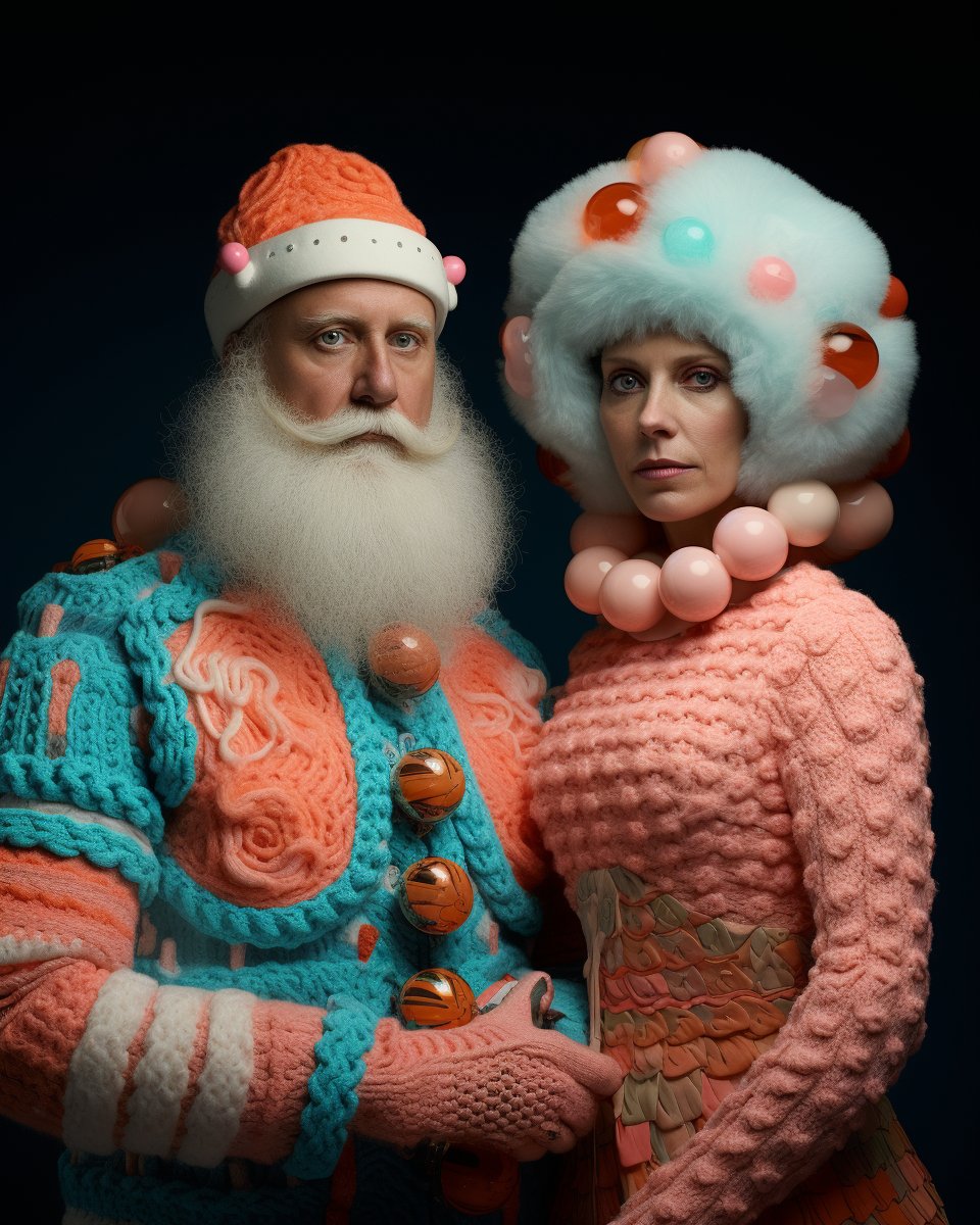 arvizu_art's tweet photo. Knitted People...🧶
#AIArtistCommunity #digitalart #midjourneyart https://t.co/rA4e9ZiDVF