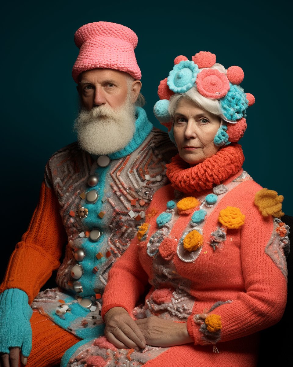 Knitted People...🧶
#AIArtistCommunity #digitalart #midjourneyart
