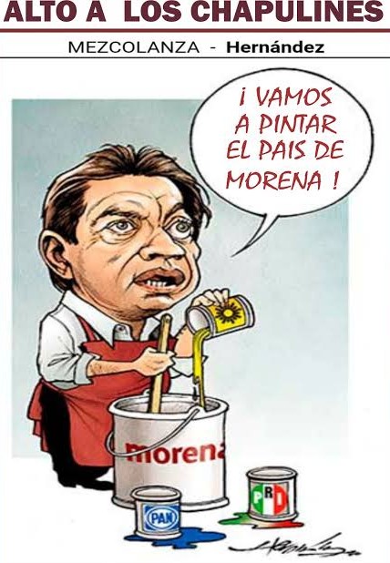 BillMcCanne8n's tweet photo. Muy breve:
#FueraChapulinesDeMorena https://t.co/i76Dl5SJVk